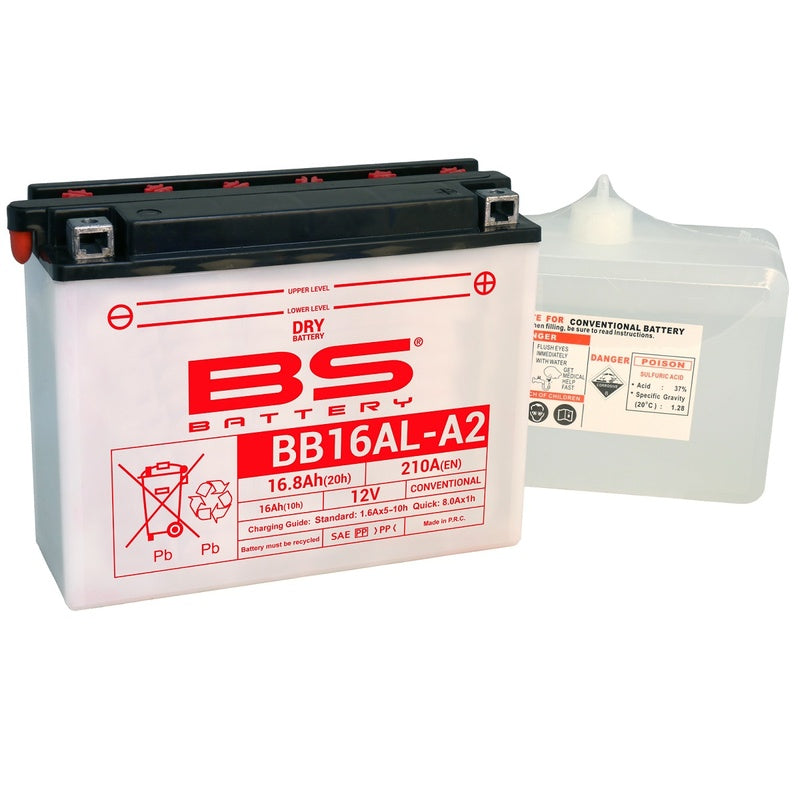 BS BATTERY Battery High performance with Acid Pack - BB16AL-A2