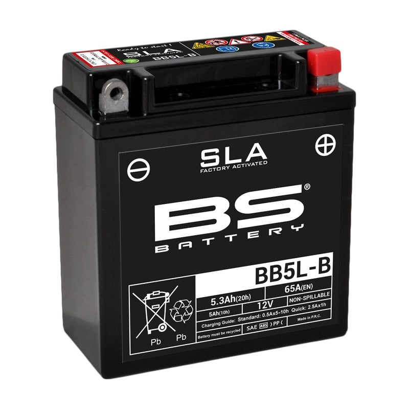 BS BATTERY SLA Battery Maintenance Free Factory Activated - BB5L-B