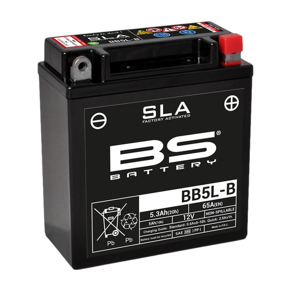 BS BATTERY SLA Batterie, wartungsfrei, werkseitig aktiviert – BB5L-B