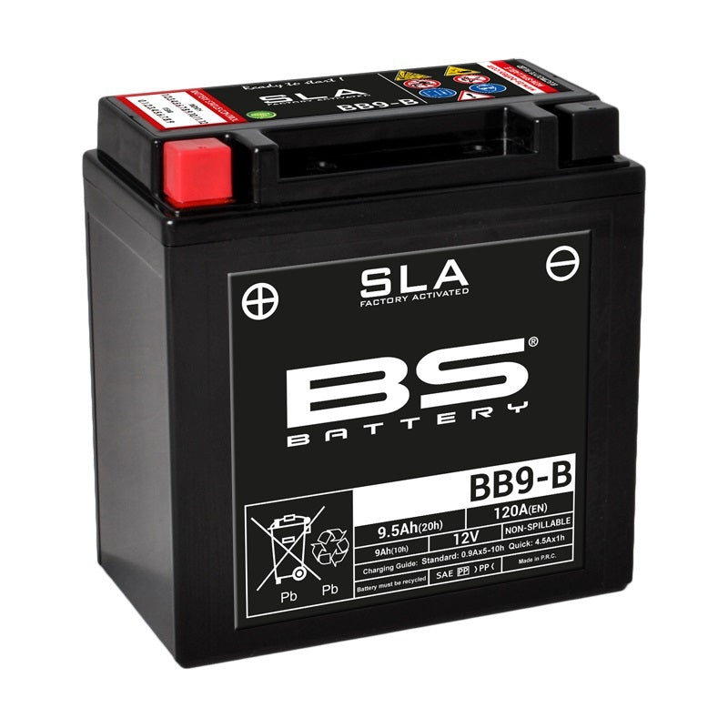 BS BATTERY SLA Battery Maintenance Free Factory Activated - BB9-B
