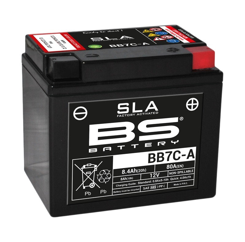 BS BATTERY SLA Battery Maintenance Free Factory Activated - BB7C-A