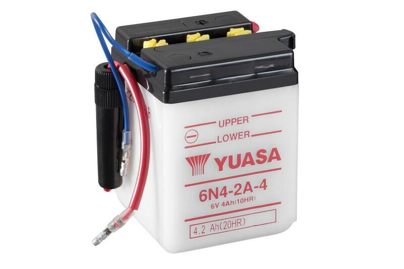 YUASA Battery Conventional without Acid Pack - 6N4-2A-4