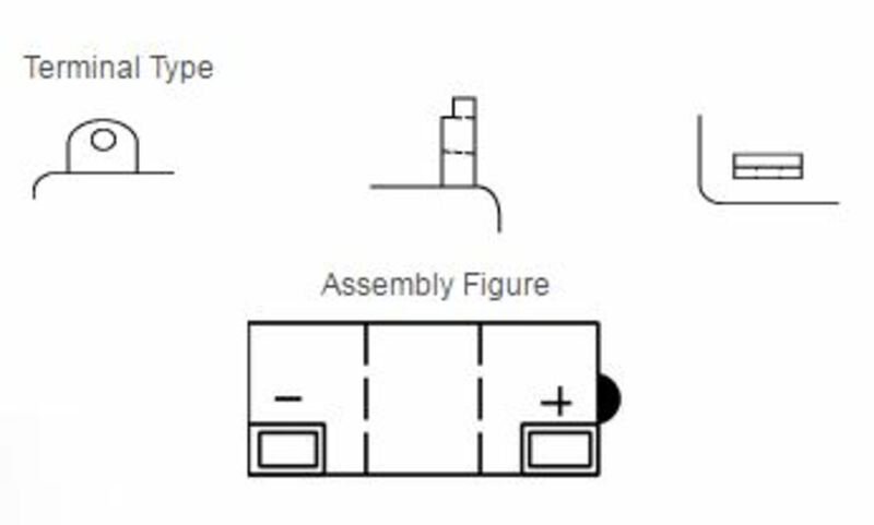 YUASA Battery Conventional without Acid Pack - 6N6-3B-1