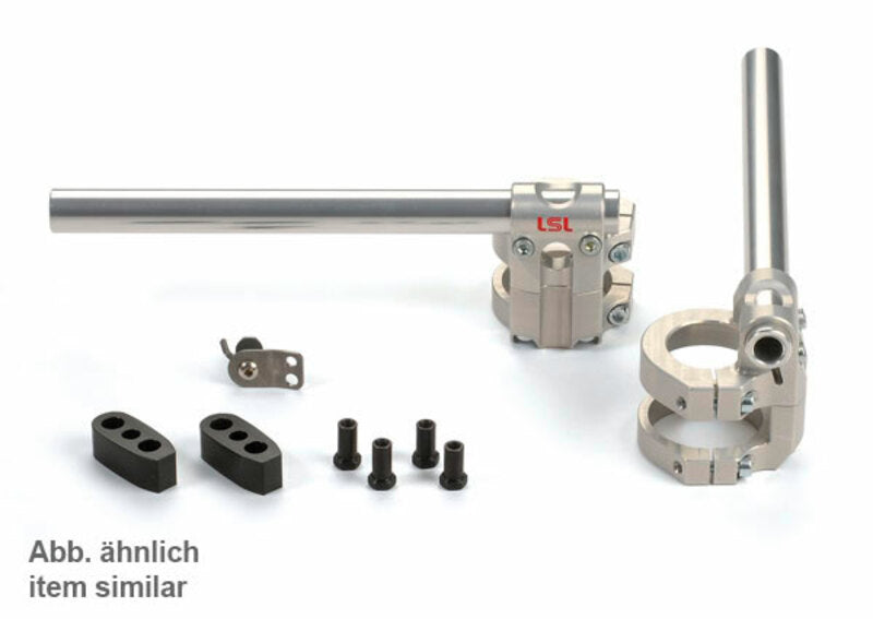 LSL Tour Match Raised Clip-on Bars - Triumph