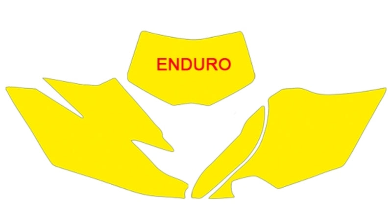 BLACKBIRD Plate Stickers Green Yamaha WR450F