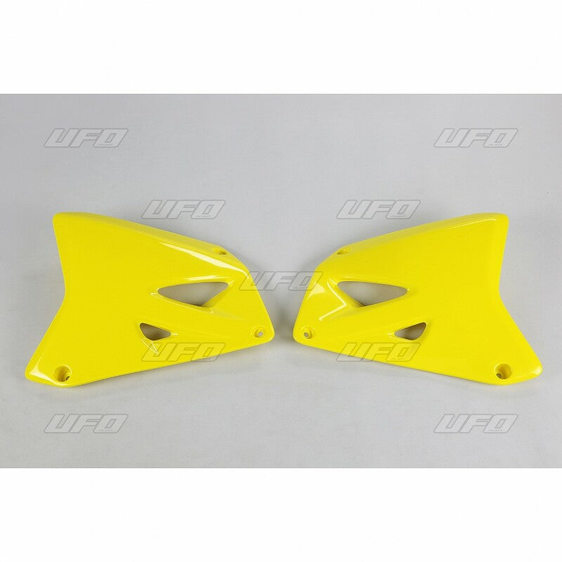 UFO Radiator Covers Yellow Suzuki RM125/250 - 1087658001