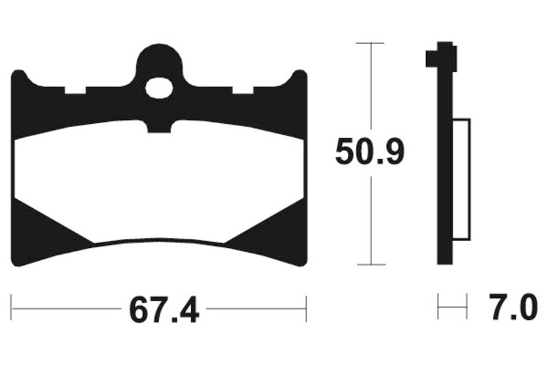 TECNIUM Sintered Metal Brake Pads - MTR101