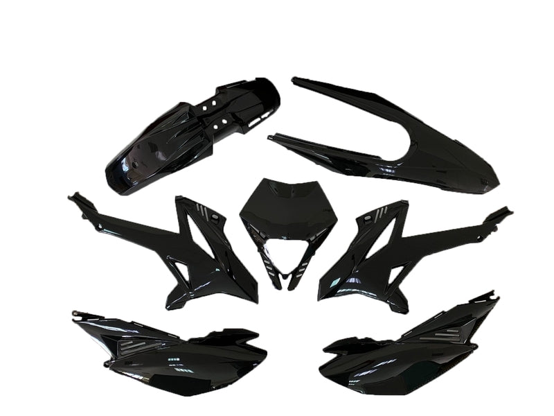 V PARTS Plastics Kit OEM Type Black Rieju MRT