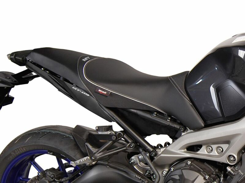 SHAD Comfort Seat Black-Grey/Grey Seams - Yamaha MT-090