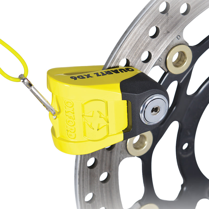 OXFORD Quartz XD10 Disc Lock - Ø10mm Yellow/Black