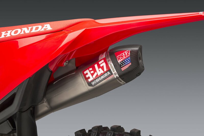 YOSHIMURA RS-12 Signature Series Full Exhaust System - Honda CRF 450R/RX - 1095840001