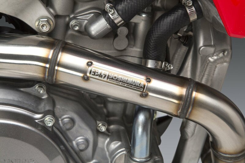 YOSHIMURA RS-12 Signature Series Full Exhaust System - Honda CRF 450R/RX - 1095840001