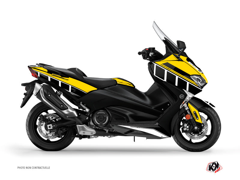 KUTVEK Vintage Graphic Kit Yellow Yamaha T-Max 530