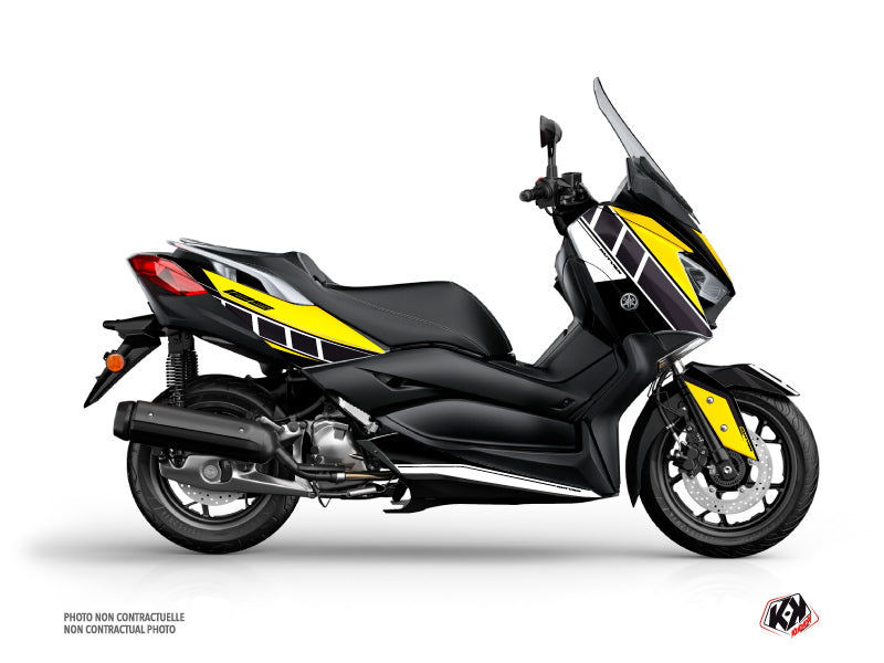 KUTVEK Vintage Graphic Kit Yellow Yamaha X-Max 125