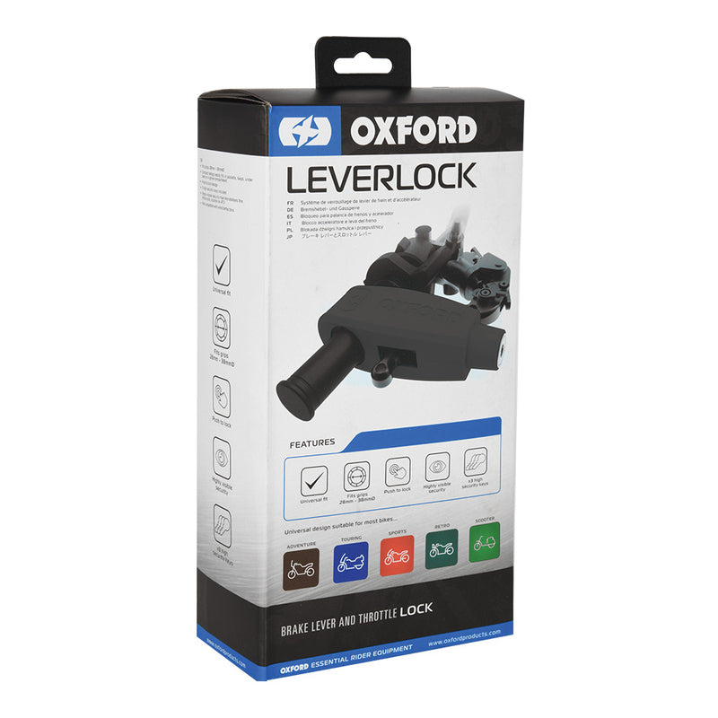 OXFORD Lever lock - Black