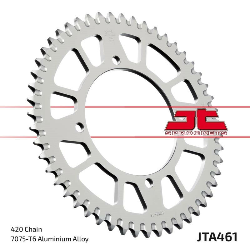 JT SPROCKETS Aluminium Ultra-Light Self-Cleaning Rear Sprocket 461 - 420 - 1096570002