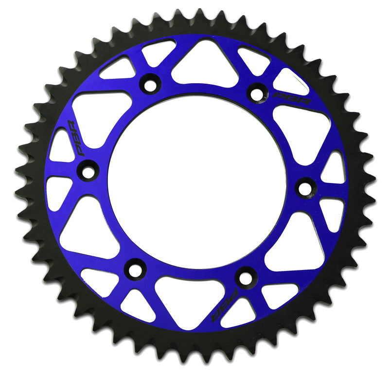 PBR Twin Color Aluminium Ultra-Light Self-Cleaning Hard Anodized Rear Sprocket 270 - 520 - 1096601002