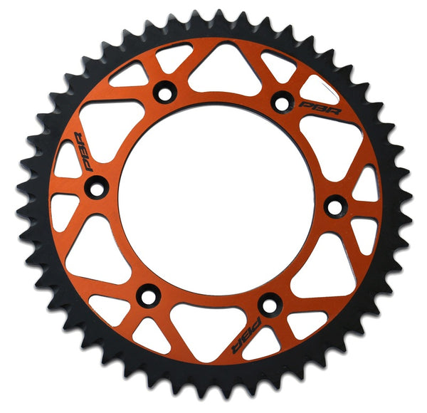 PBR Twin Color Aluminium Ultra-Light Self-Cleaning Hard Anodized Rear Sprocket 899 - 520 - 1096614003