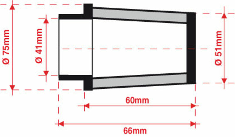 BMC Air Filter Tapered Ø41mm - FMSA41-60