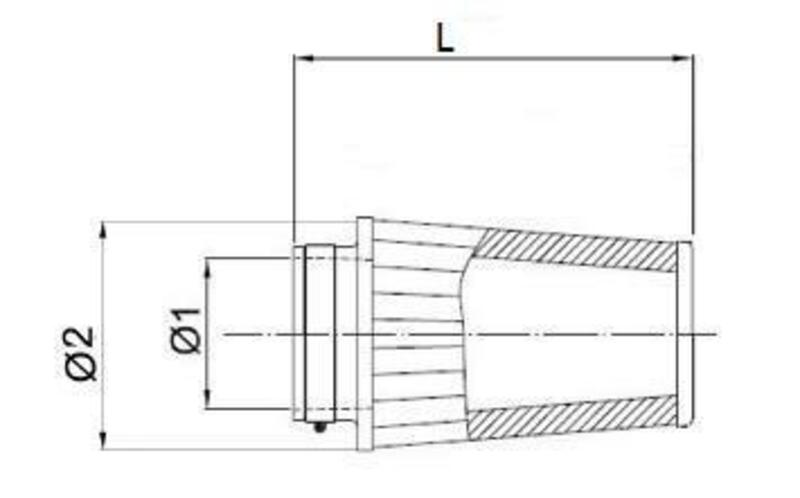 BMC Air Filter Tapered Ø32mm - FMSA32-63
