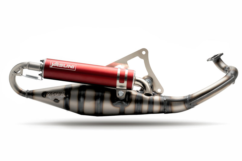 YASUNI Carrera 10 Full Exhaust System Red - Peugeot