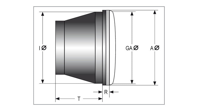 HIGHSIDER Voyage Headlight Insert LED - 7"