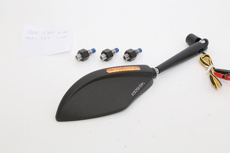 HIGHSIDER Torezzo Fairing Mirror - with LED Indicators