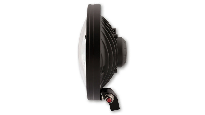 HIGHSIDER 7 Inch LED Main Head Light Frame-R1 Type3, Black, Bottom Mounting