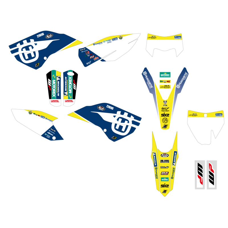 BLACKBIRD Replica Trophy 21 Graphic Kit - Husqvarna FC/TC/TE/FE - 1110324