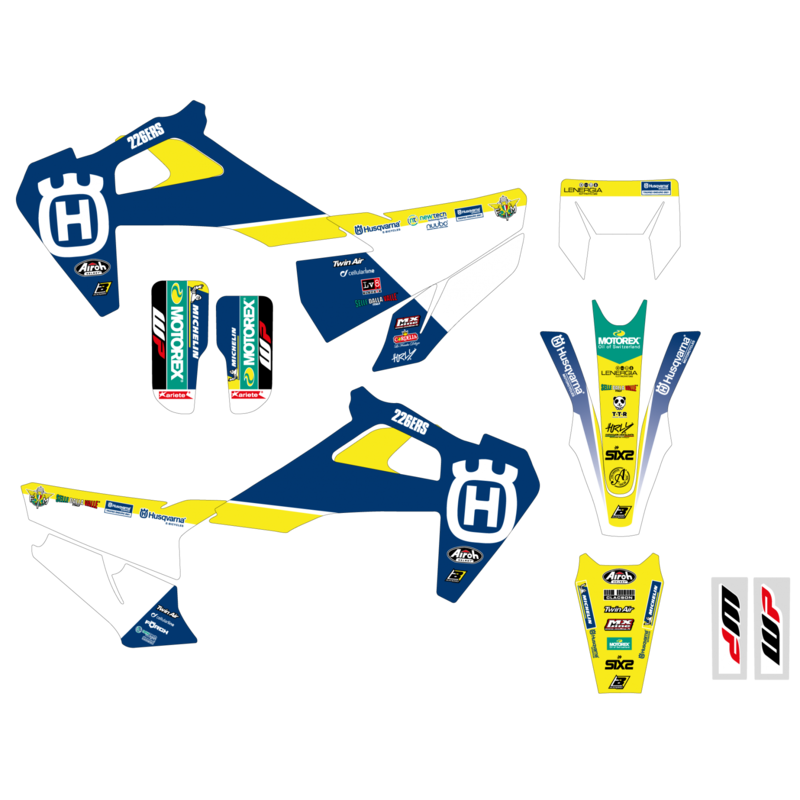 BLACKBIRD Replica Trophy 21 Graphic Kit - Husqvarna FC/TC/TE/FE - 1110327