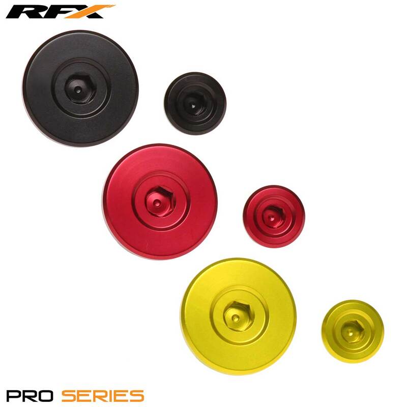 RFX Pro Engine Timing Plug Set (Black) - Suzuki RMZ250/450