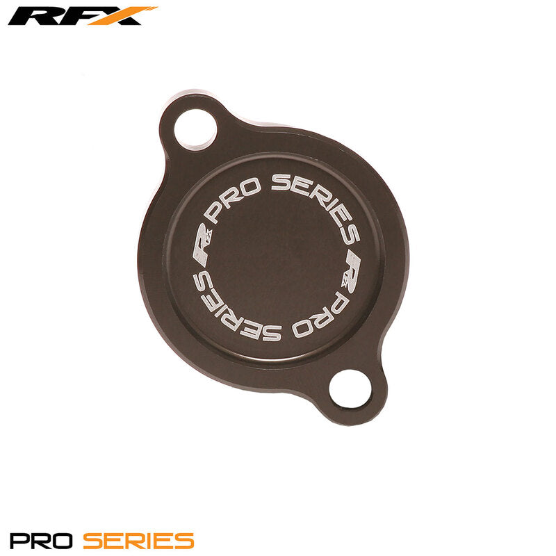 RFX Pro Oil Filter Cover (Hard Anodised) - Kawasaki KXF250