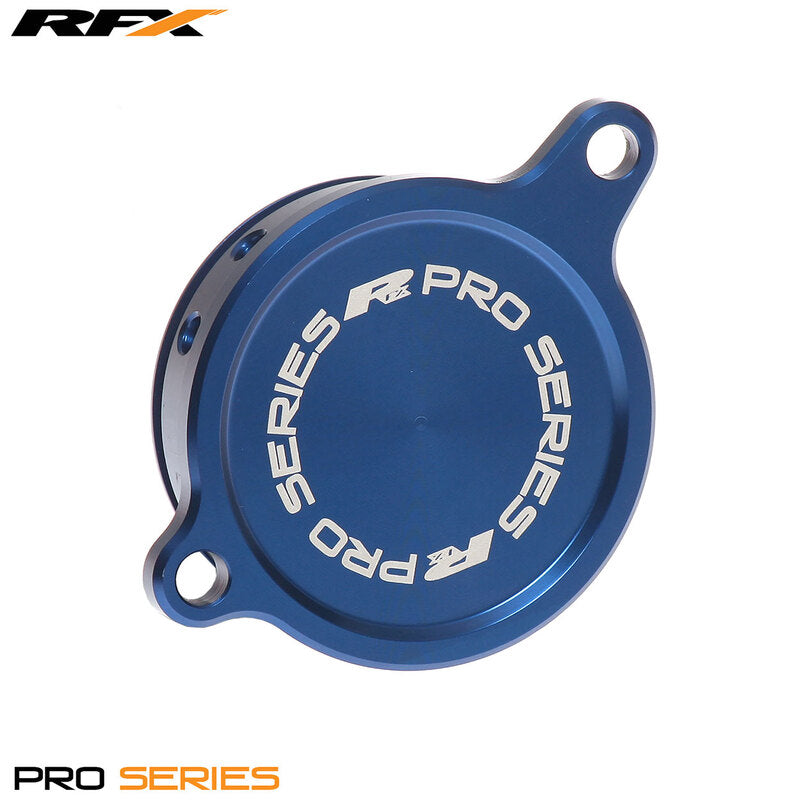 RFX Pro Oil Filter Cover (Blue) - Kawasaki KXF450 - 1110511001