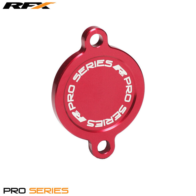 RFX Pro Oil Filter Cover (Red) - Kawasaki KXF450 - 1110511004