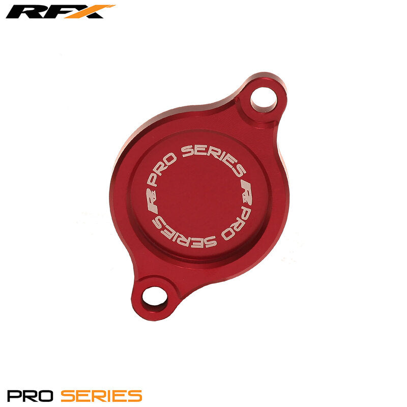 RFX Pro Oil Filter Cover (Red) - Suzuki RMZ250/450
