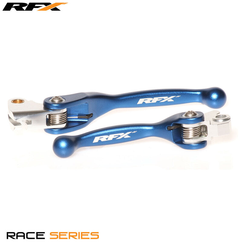 RFX Race Forged Flexible Lever Set (Blue) - Yamaha WRF 250-450