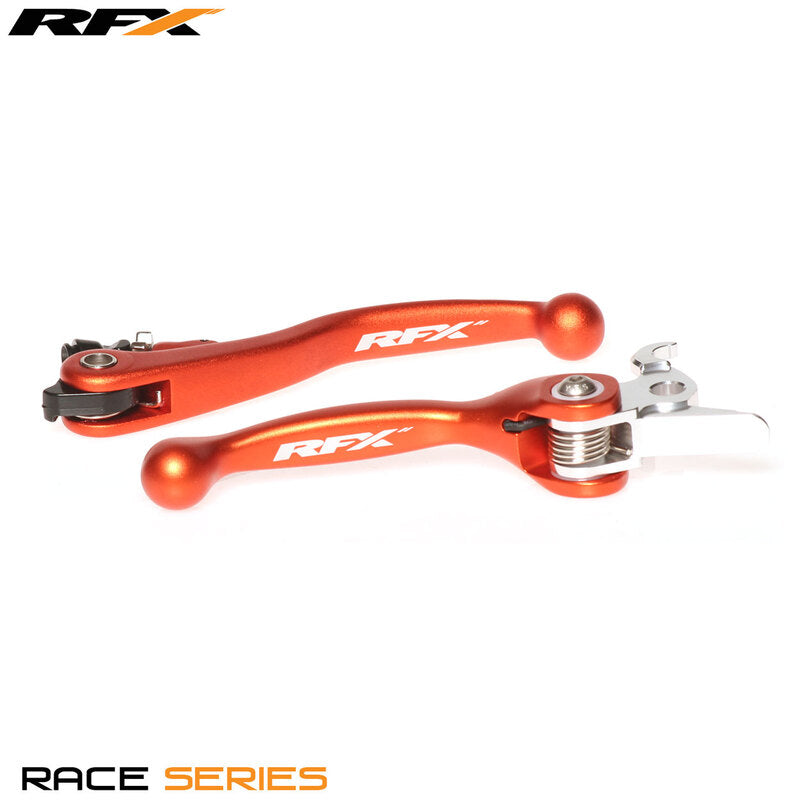 RFX Race Forged Flexible Lever Set (Orange) - KTM Various Brembo Brake / Magura Clutch - 1110553001
