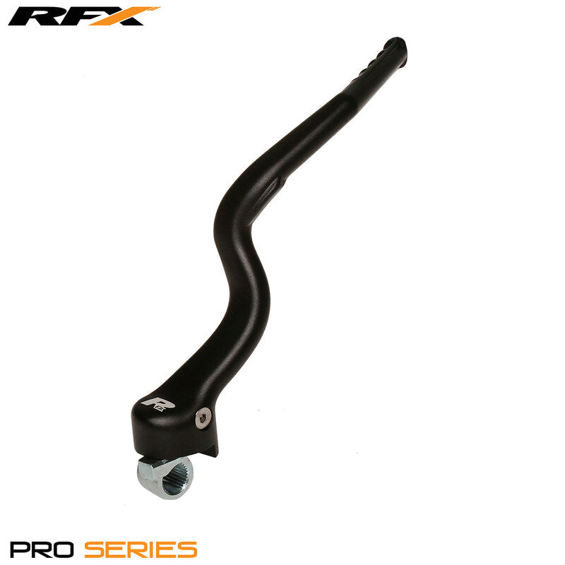 RFX Pro Series Kickstart Lever (Hard Anodised - Black) - Kawasaki KXF250