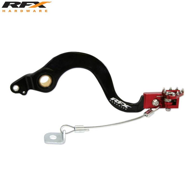 RFX Pro FT Rear Brake Lever (Black/Red) - Honda CRF150