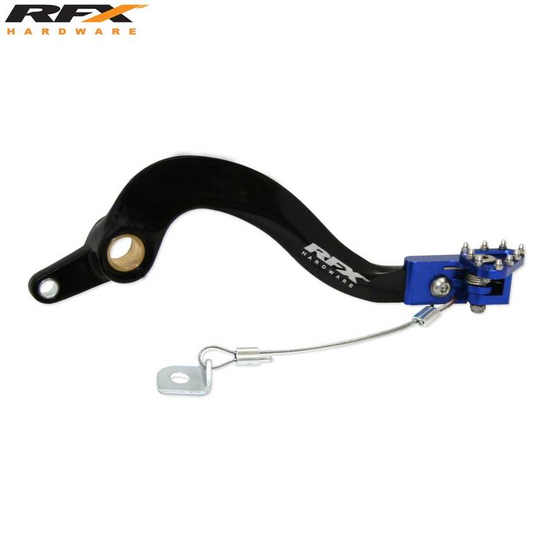 RFX Pro FT Rear Brake Lever (Black/Blue) - Yamaha YZF/WRF 450