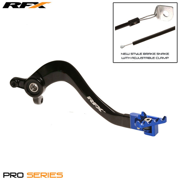 RFX Pro FT Rear Brake Lever (Black/Blue) - Husqvarna TC85 - 1110866001