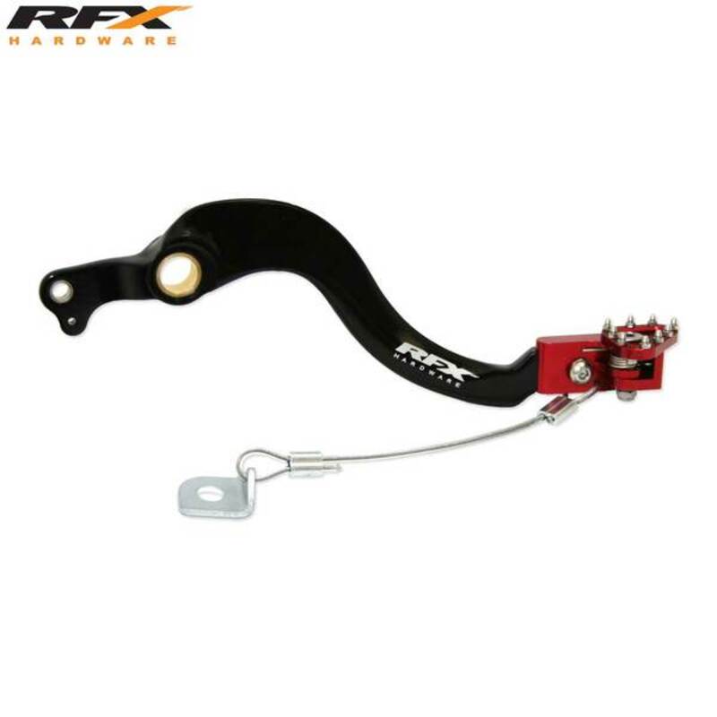 RFX Pro FT Rear Brake Lever (Black/Red) - Beta RR125-520