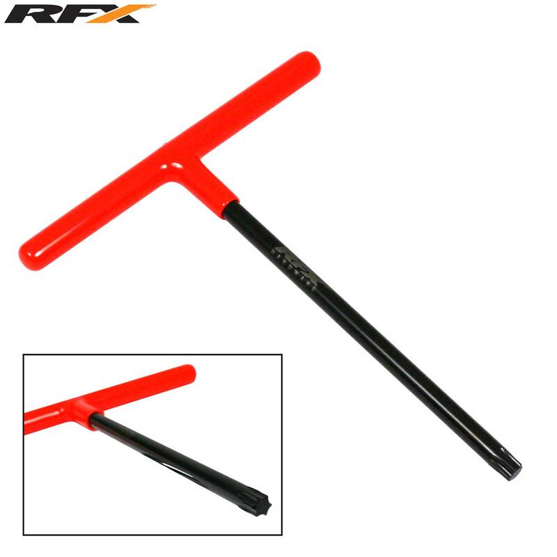 RFX Pro T-Bar (Black/Orange) Standard Reach with Rubber Handle - KTM T45 Torx head
