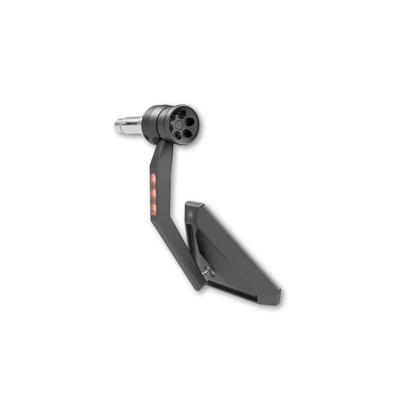 HIGHSIDER Tetra Bar End Mirror with LED Turn Signals - by unit