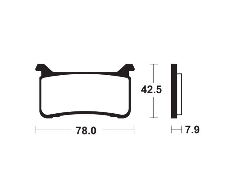 TECNIUM Street Performance Sintered Metal Brake pads - MFP447