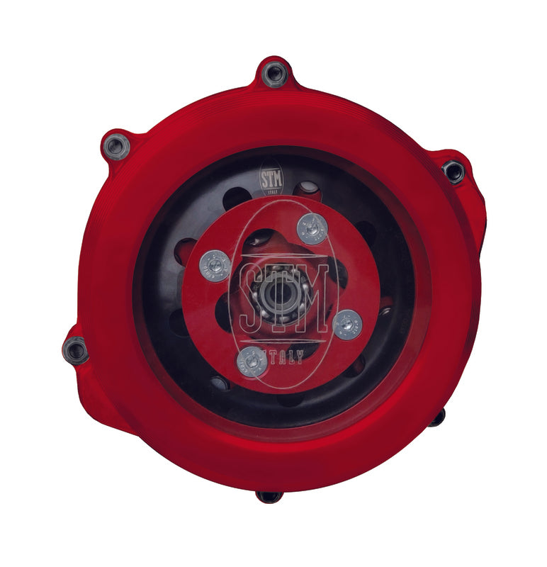 STM Clutch Cover Red/Transparent - KTM 450 - 1118971