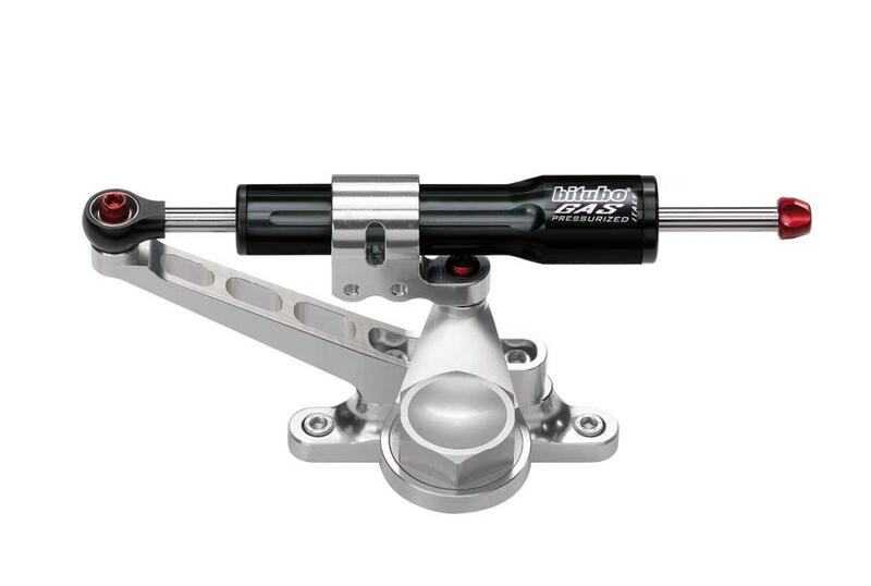 BITUBO Black Steering Damper Kit Over Fuel Tank Position Honda VTR1000 SP1