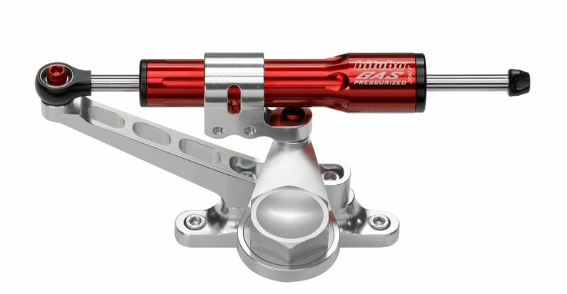 BITUBO Red Steering Damper Kit Over Fuel Tank Position Kawasaki ZX10R