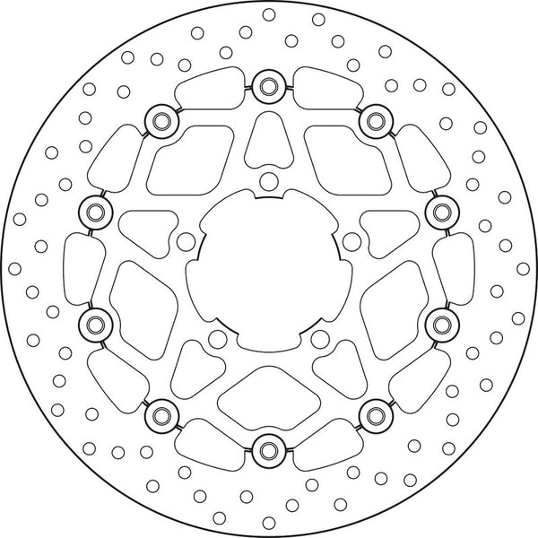 BREMBO Oro Schwimmende Bremsscheibe - 78B40869