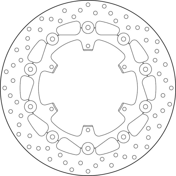 BREMBO Oro Floating Brake Disc - 78B40887